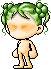 绿色小髻
