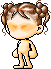 褐色小髻