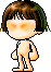 褐色娃娃头