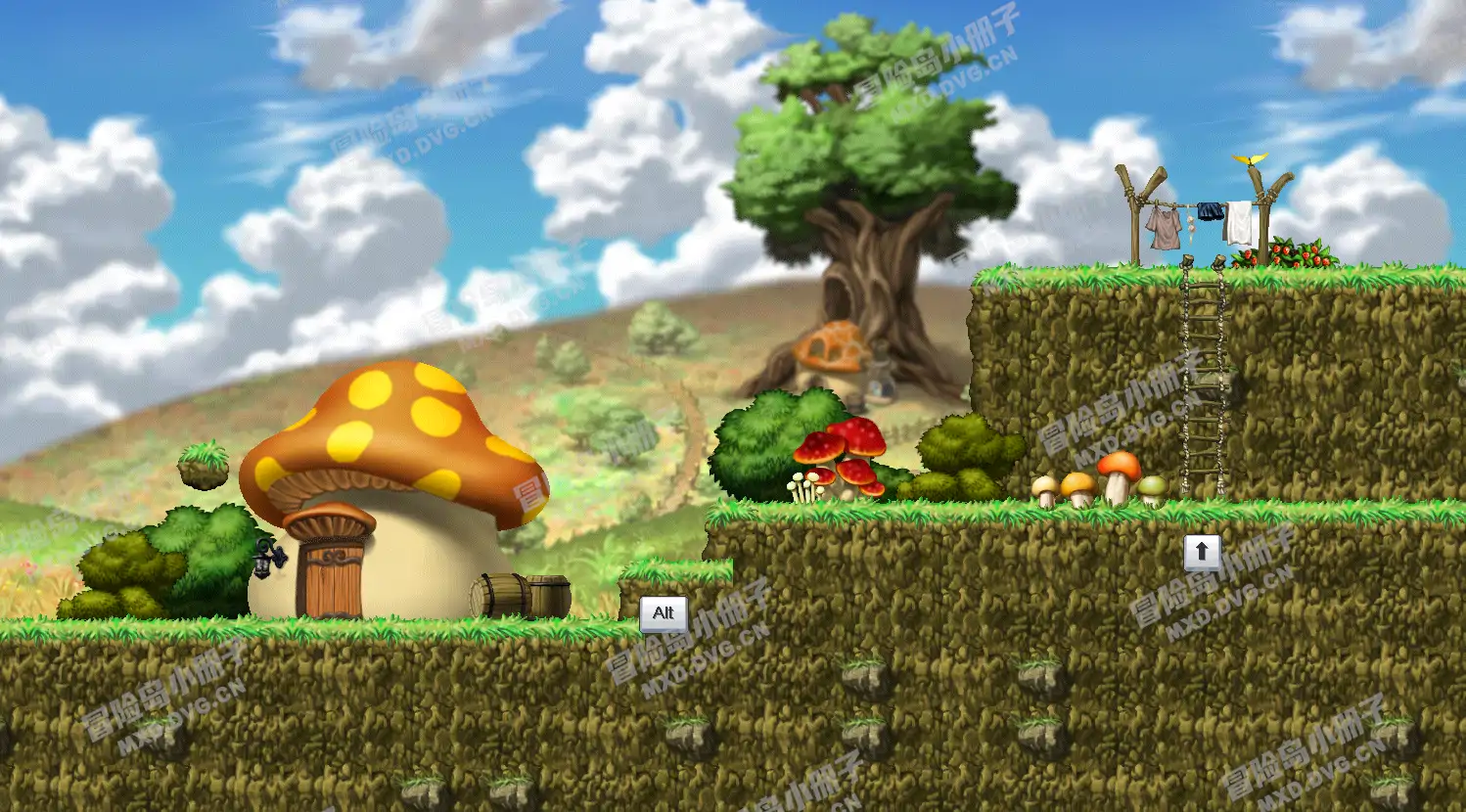 Mushroom Town - West Entrance